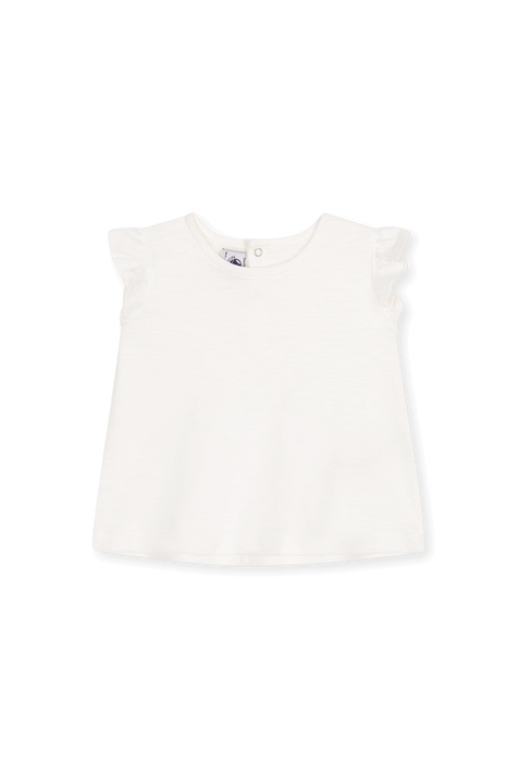 חולצה קצרה - גילאי 6-12 חודשים PETIT BATEAU
