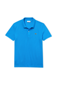 תמונה קידמית של Slim Fit Polo Shirt in Blue
