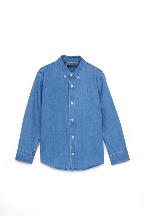 חולצת כפתורים ג'ינס - גילאי 8-16 שנים TOMMY HILFIGER KIDS