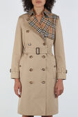 תמונת דוגמן קידמית של Herne Trench Coat in Brown