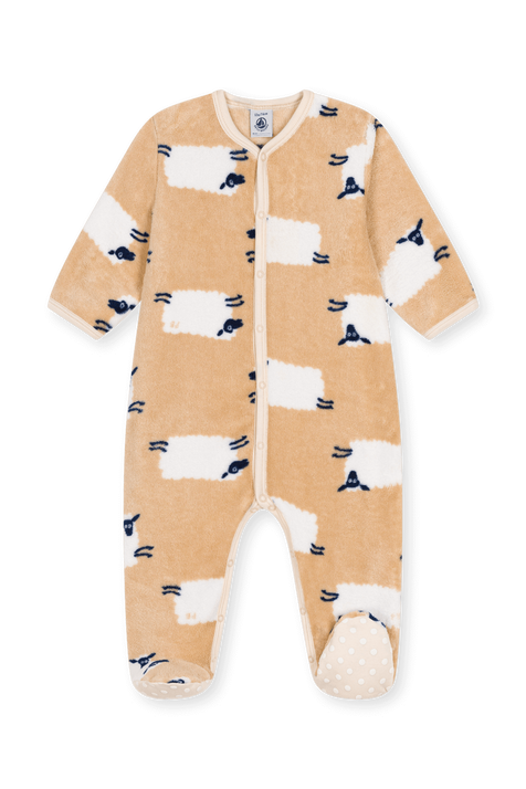 אוברול פיג'מה עם רגליות - גילאי 3-24 חודשים PETIT BATEAU