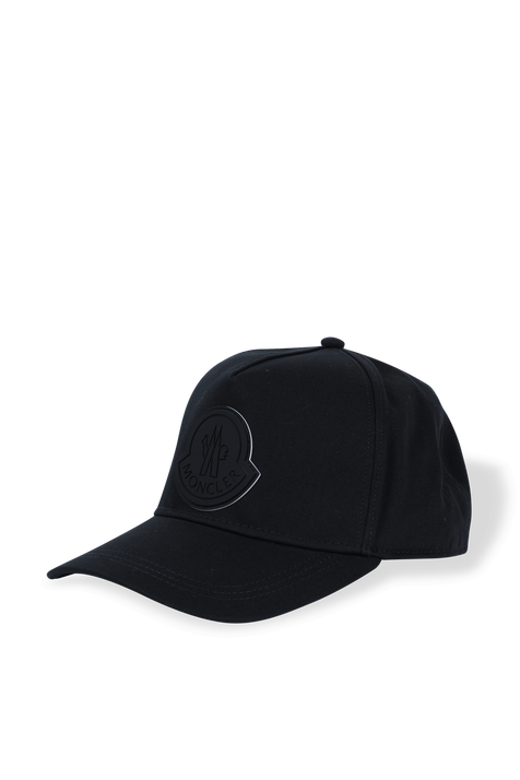 Classic Logo Baseball Cap in Black MONCLER