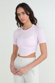 תמונת דוגמן קידמית של Hold Tight Cropped T-Shirt
