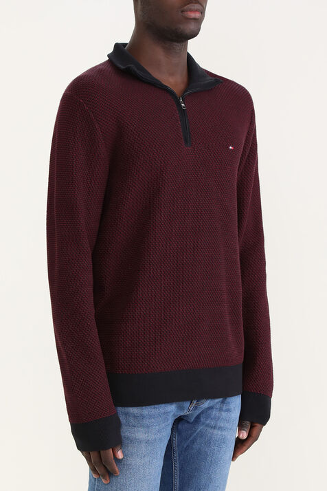 סריג עם רוכסן חצי TOMMY HILFIGER