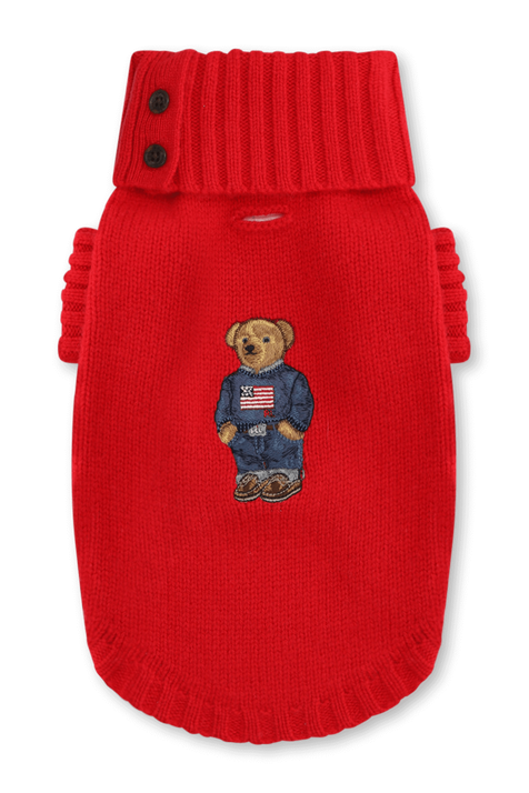 פולו ראלף לורן כלבים - אפודת סריג מצמר וקשמיר POLO RALPH LAUREN
