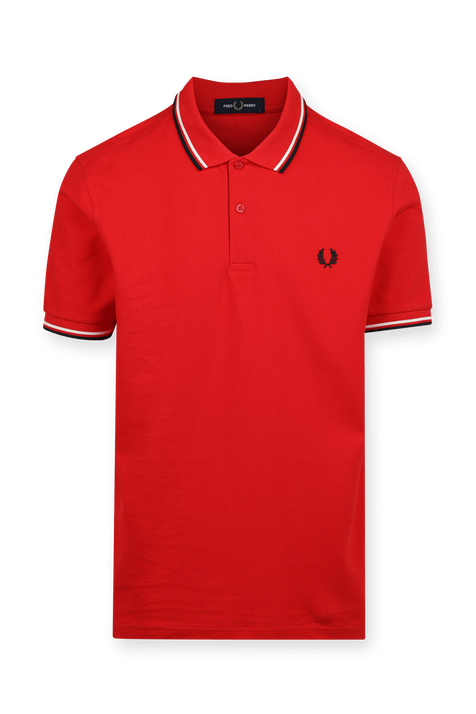 חולצת פולו ספורטיבית אדומה FRED PERRY