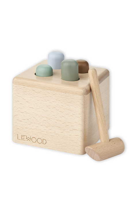 משחק פטיש ויתדות מעץ LIEWOOD