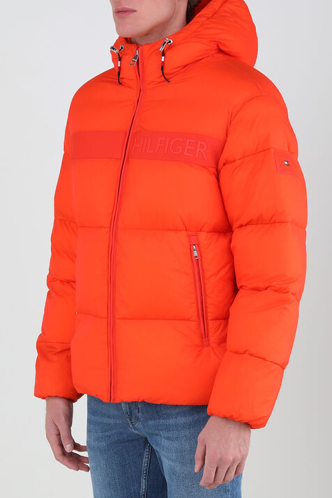 מעיל פוך עם לוגו TOMMY HILFIGER