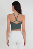 תמונת דוגמן אחורית של Wunder Train High-Neck Cross-Back Tank Top