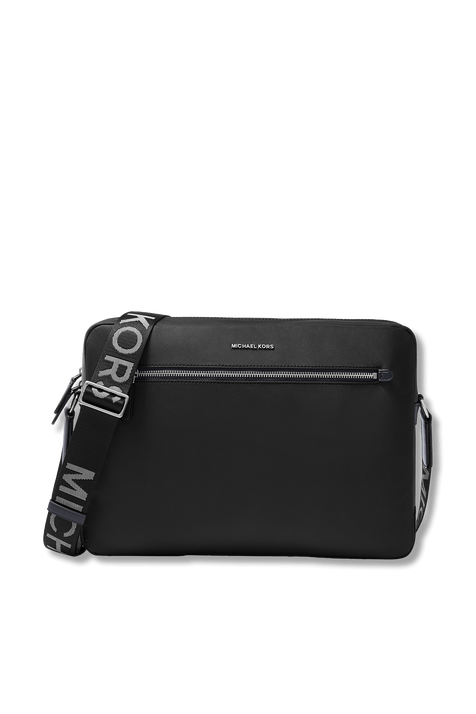 Hudson Large Gabardine Messenger Bag MICHAEL KORS