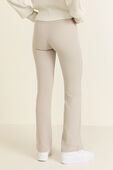 תמונת דוגמן אחורית של Brushed Softstreme Ribbed Zip Flared Pant 32.5''
