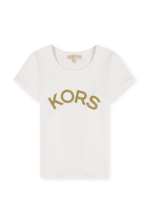 גיל 14 חולצת טי עם לוגו MICHAEL KORS KIDS