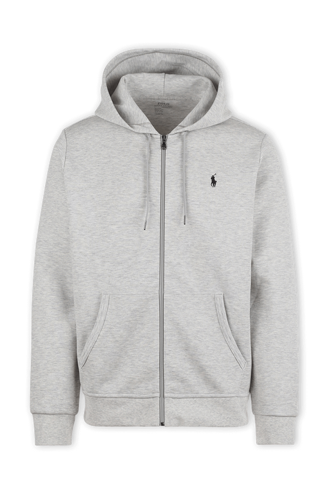 סווטשירט קפוצ'ון מרוכסן עם לוגו רקום POLO RALPH LAUREN