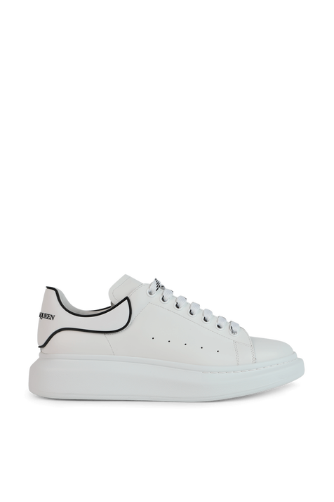 נעלי סניקרס אוברסייז מעור ALEXANDER MCQUEEN