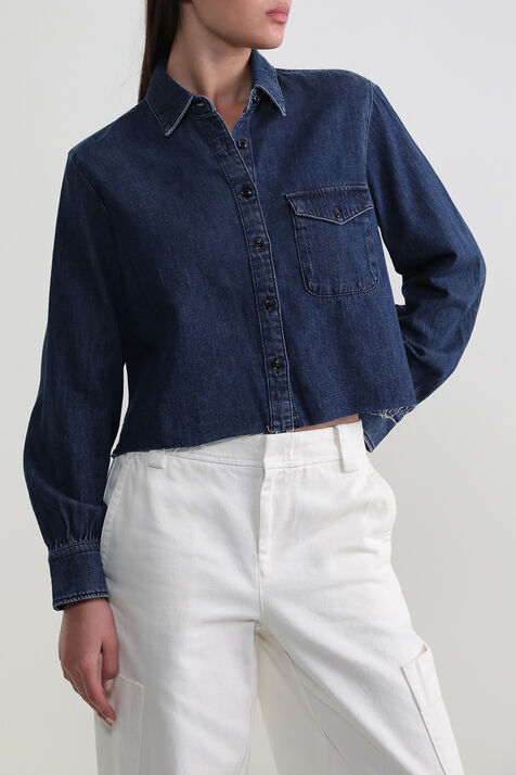 חולצת ג'ינס קרופ RAG & BONE