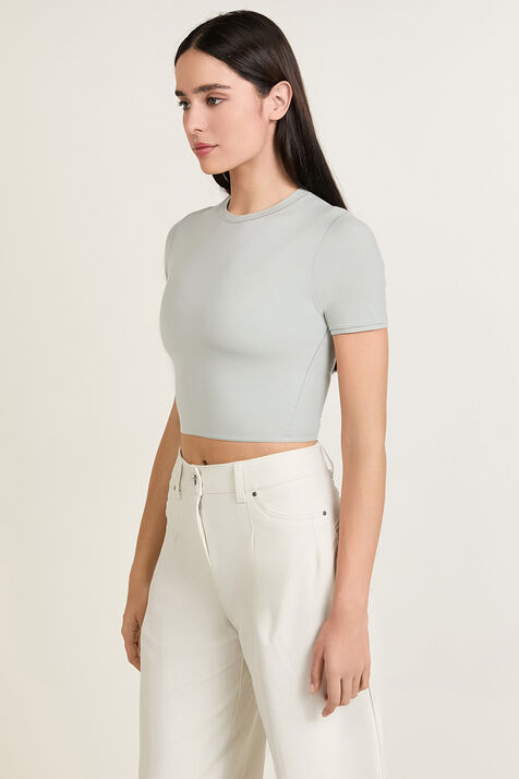 Nulu Crewneck Cropped T-Shirt