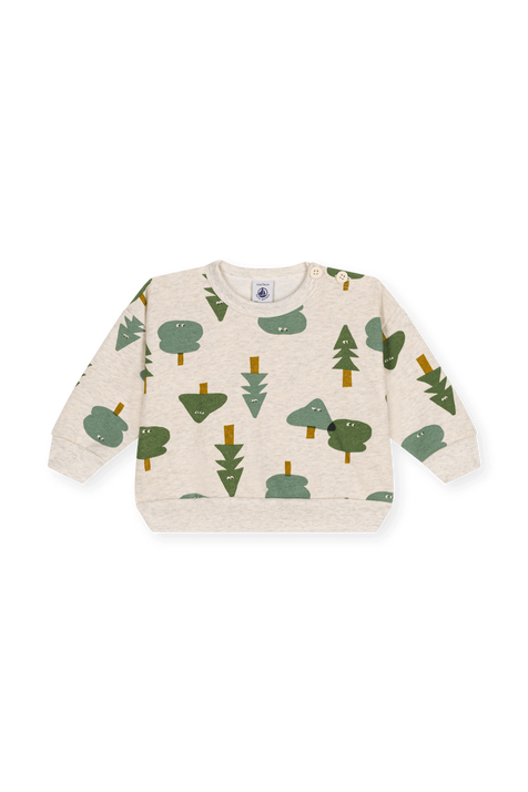 סווטשירט - גילאי 3-12 חודשים PETIT BATEAU