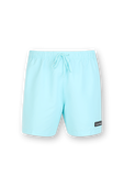 תמונה קידמית של Drawstring Pastel Boardshorts in Blue