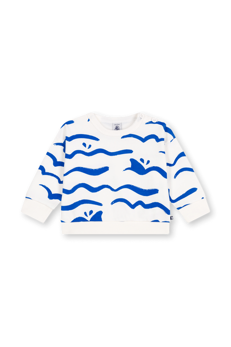סווטשירט קפוצ'ון - גילאי 18-36 חודשים PETIT BATEAU