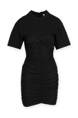 תמונה קידמית של Hybrid Mini Dress in Black