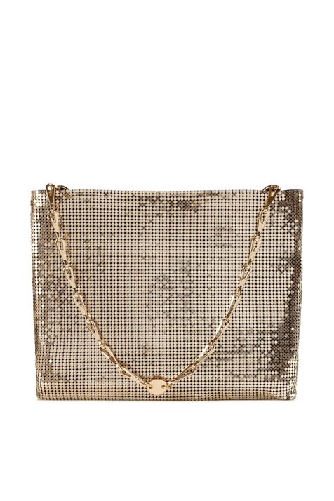 Gold Pixel Shoulder Bag RABANNE