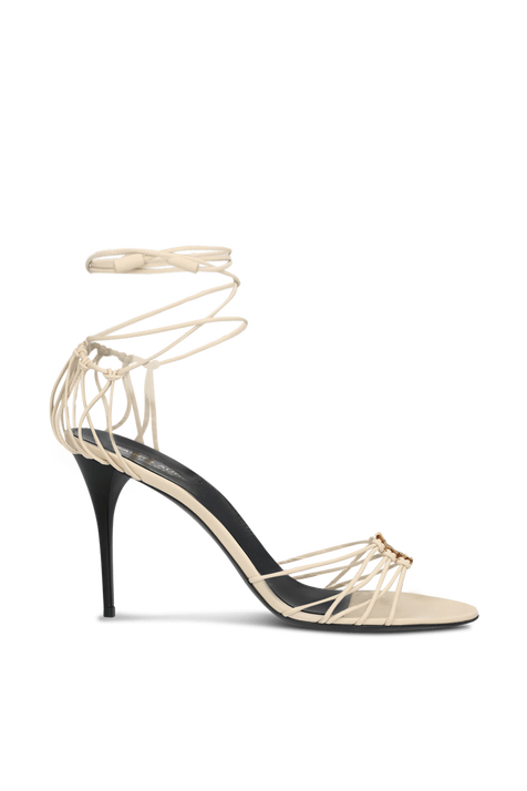 סנדלי קשירה עקב SAINT LAURENT