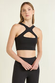 Flexible Fit Scoop And Cross Bra תמונת דוגמן קידמית של Flexible Fit Scoop And Cross Bra