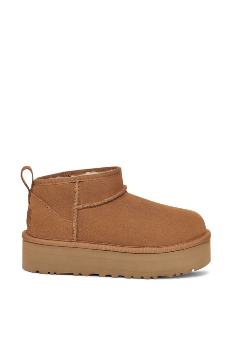 מגפוני אולטרה מיני פלטפורמה - מידות 31-35 UGG