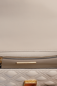 תמונת פנים של Fleming Small Convertible Shoulder Bag in Beige