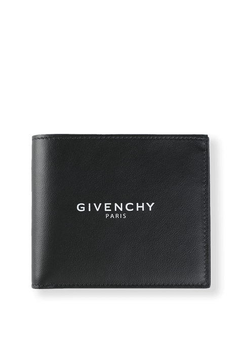 ארנק שחור מתקפל עם לוגו GIVENCHY