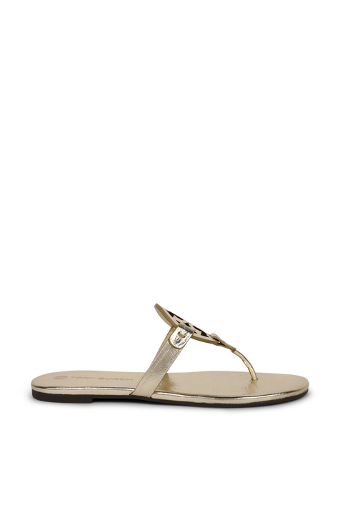 סנדלי מילר שטוחים מעור TORY BURCH