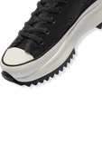 Cozy Club Run Star Hike Low Top in Black