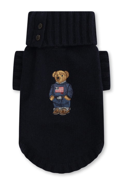 פולו ראלף לורן כלבים - אפודת סריג מצמר וקשמיר POLO RALPH LAUREN