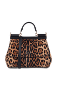 תמונת תקריב של Sicily MD Handbag in Leopard