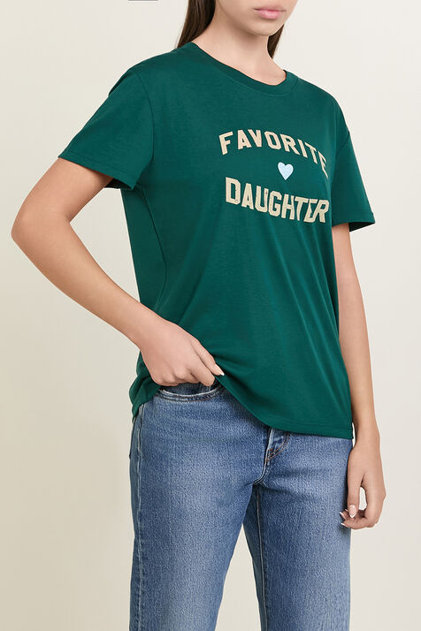 חולצת טי קרופ FAVORITE DAUGHTER