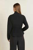 תמונת דוגמן אחורית של UV-Protective Cinch-Waist Running Jacket