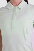 תמונת תקריב דוגמן של Quick-Dry Short-Sleeve Polo Shirt