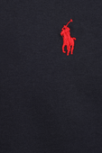 תמונה אחורית של Slim Fit Side Logo Tshirt in Ink Blue