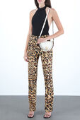 תמונת דוגמן קידמית של Moonlight Bag in White Leather