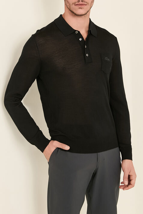סריג פולו מצמר LACOSTE