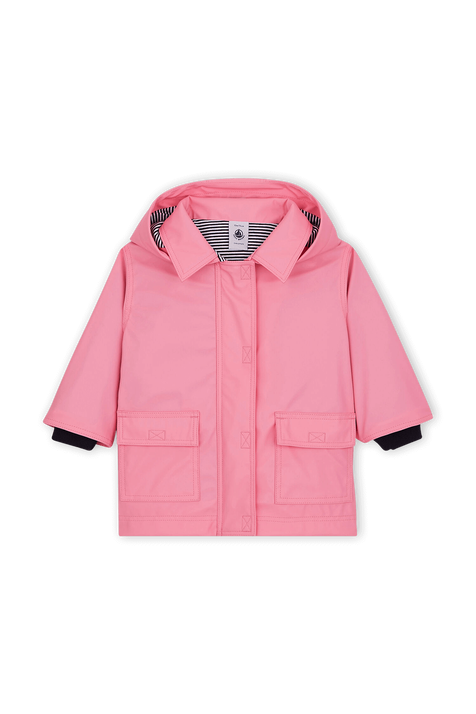 מעיל גשם ורוד- גילאי 18-36 חודשים PETIT BATEAU