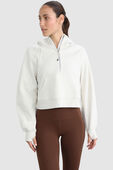 תמונת דוגמן קידמית של Scuba Oversized 1/2 Zip Hoodie