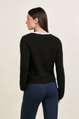 תמונת דוגמן אחורית של Cashmere Slim-Fit Cardigan