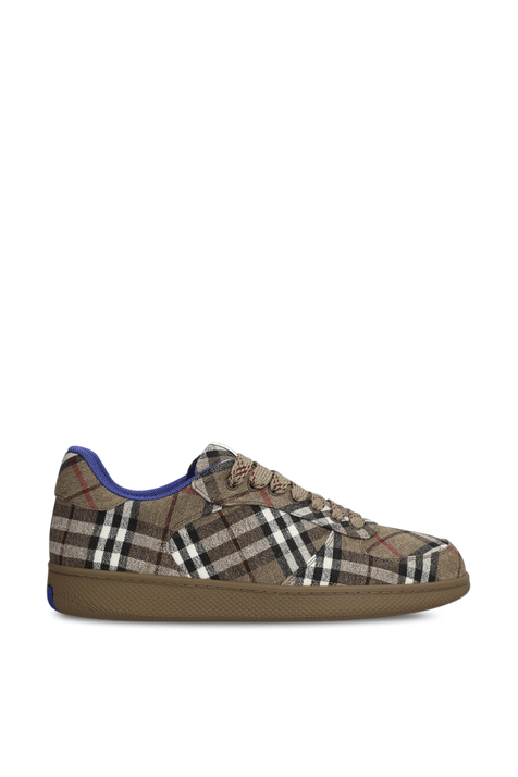 נעלי סניקרס מפשתן BURBERRY