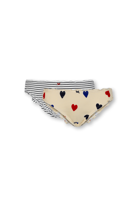מארז שני זוגות תחתונים עם הדפסים PETIT BATEAU