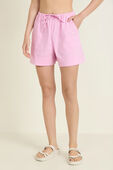 Cotton-Blend Poplin High-Rise Short 4 תמונת דוגמן קידמית של Cotton-Blend Poplin High-Rise Short 4