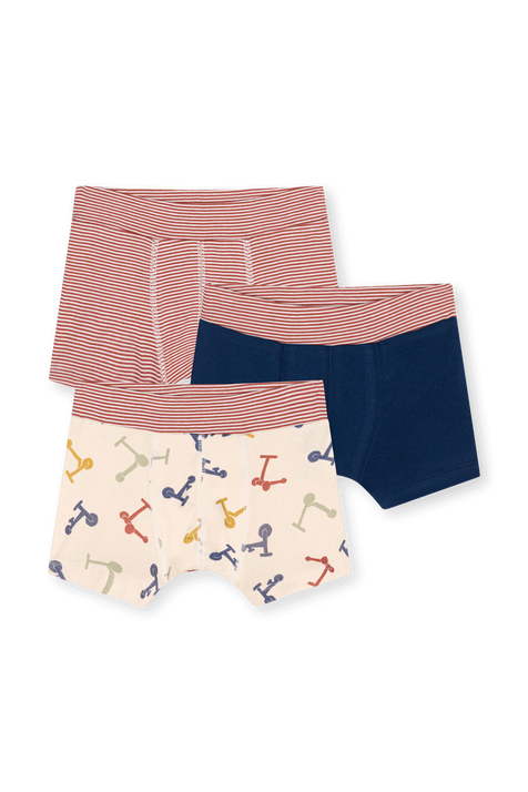 מארז שלישיית תחתוני בוקסר - גילאי 6-12 שנים PETIT BATEAU