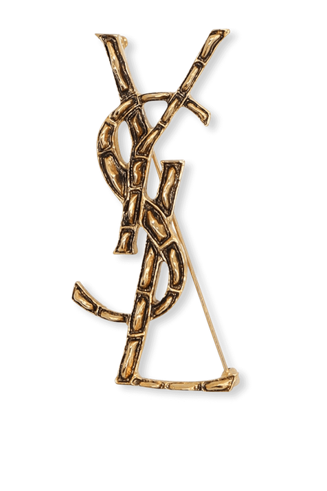 סיכת דש  קרוקו SAINT LAURENT