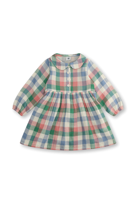 שמלת כפתורים - גילאי 3-5 שנים PETIT BATEAU