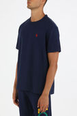 תמונת דוגמן קידמית של Crewneck T-Shirt in Navy